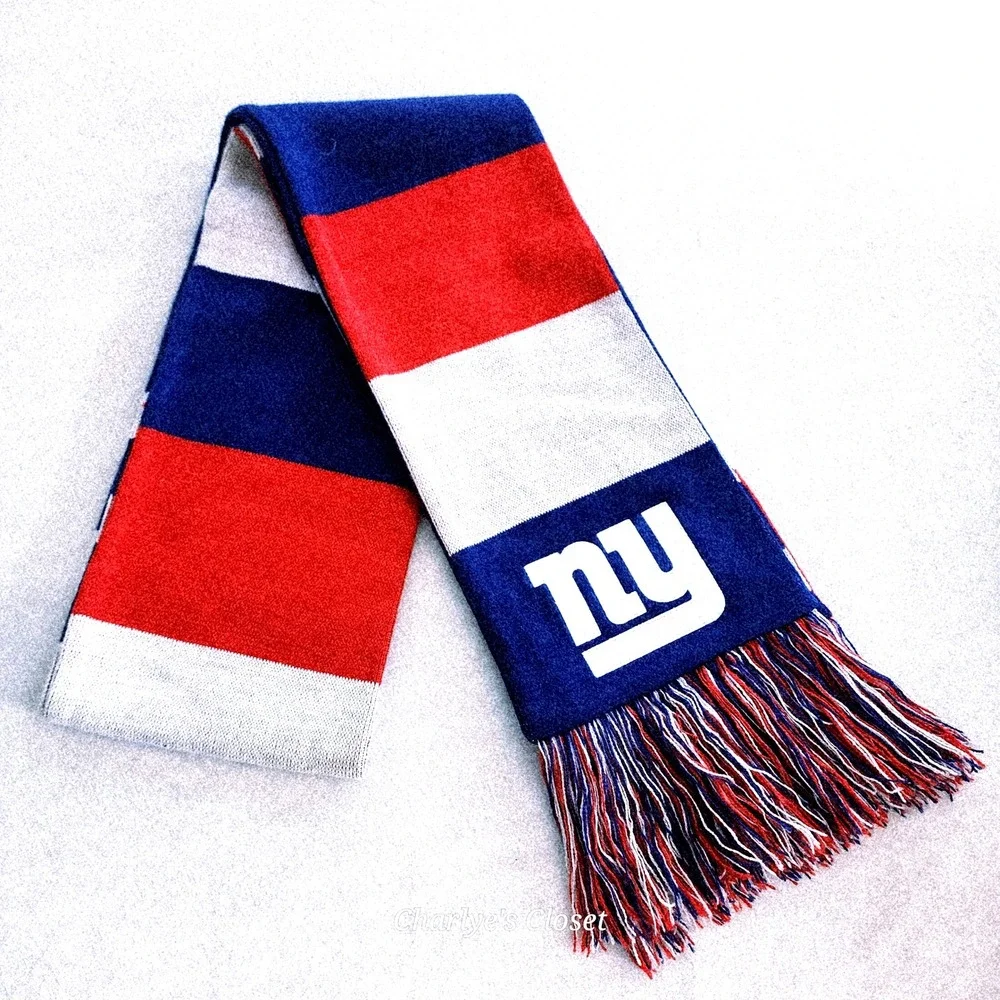 New‎ York  Giants NFL 47 BRAND Adult Unisex Fringe Winter Stadium Scarf